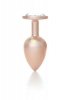 Plug-Jewellery Pearl Gold PLUG- Clear L